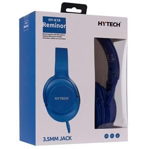 Hytech HY-K19 REMINOR 3,5mm Harici Kablolu PCTelefon Mikrofonlu Kulaklık