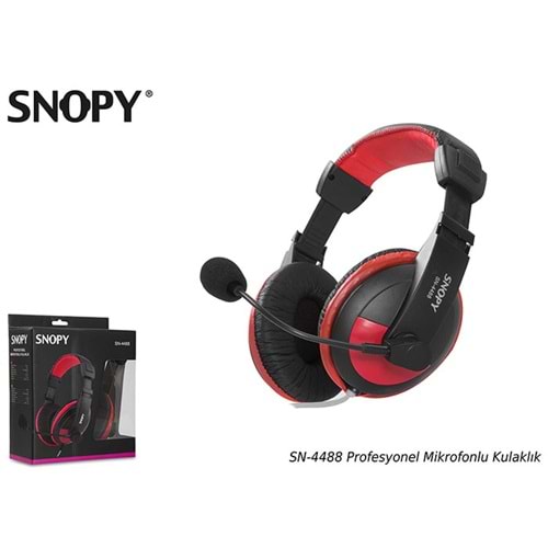 Snopy SN-4488 Profesyonel Oyuncu Mikrofonlu Kulaklık