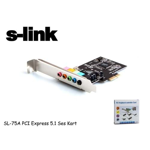 S-link SL-75A PCI Express 5,1 Ses Kartı