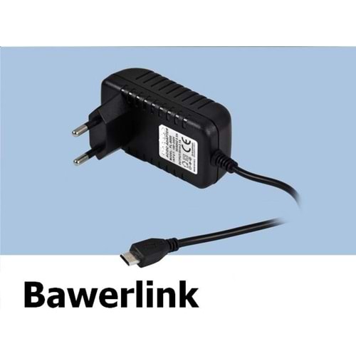 Bawerlink BW-071 5V2.1A V8 Luna Uç Tablet Adaptör